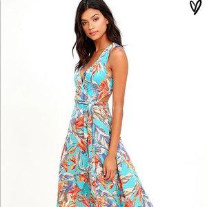 Lulus Something To Believe In Wrap Dress